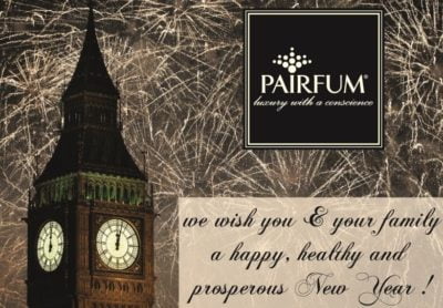 Happy New Year 2015 from Pairfum, natural / organic / healthy, luxury room fragrances, couture perfume for you home, reed diffusers, scented candles