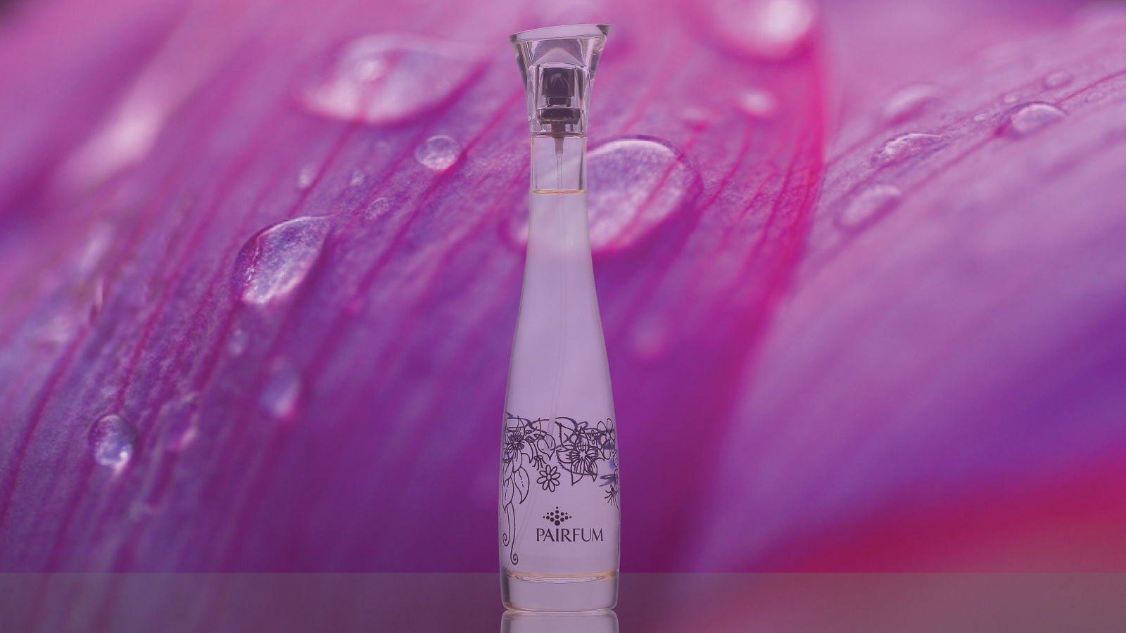 Flacon Room Perfume Spray Lavender Water Droplet 16 9