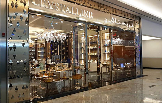 Crystalline Dubai Nakheel Mall Palm Jumeirah WAFI Pairfum London